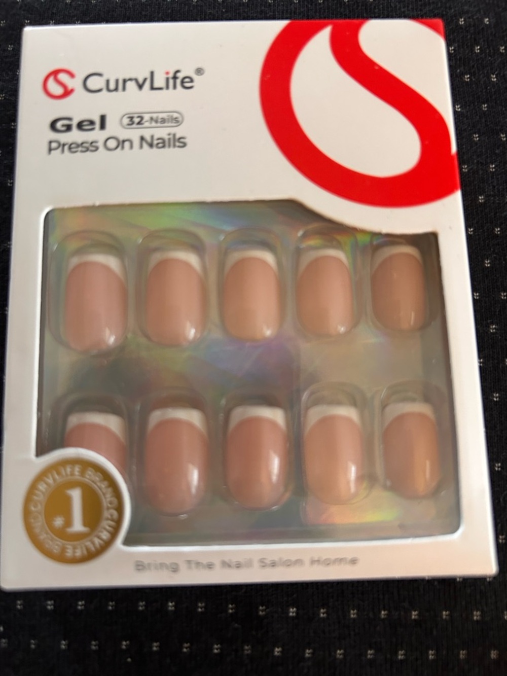 Nude French Gel Press-On Nails – 32 Pack